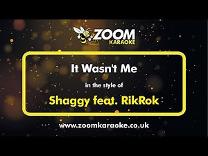 Shaggy feat RikRok - It Wasn't Me - Karaoke Version from Zoom Karaoke