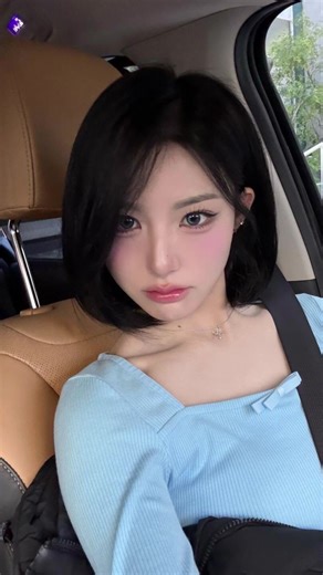 앞머리 없는 단발이 어울리면 찐 미녀