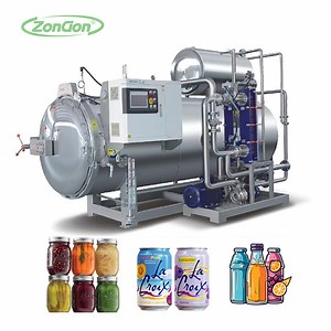 [Hot Item] Commercial Food Processing Electric Canning Beverage Bottle Sterilizer Retort Autoclave
