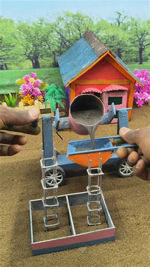 diy mini tractor | construction machine video | #short #youtubeshorts