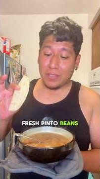 Frijoles en la olla fresh beans #mexicanfoodblogger