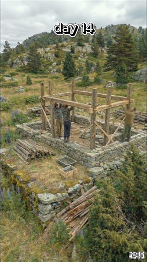 Rebuilding an Abandoned Mountain Cabin | Silent Restoration