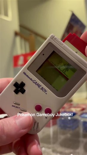 Adorable Pokemon Gameboy Jukebox at Nintendo Store NYC