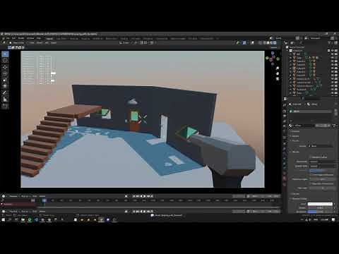 Blender Game Engine (UPBGE) - Interactive Doors, Windows, Lights and More!