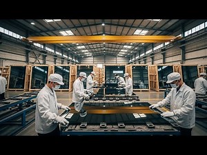 Inside the Modern Glass Factory: How Sand Turns Into Crystal-Clear Glass (Full Process)