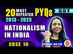 Most Repeated Questions from Nationalism in India 🔥 Class 10 SST PYQs
