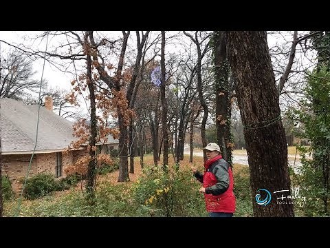 Hanging The Lighted Christmas | Garden Balls without a Ladder