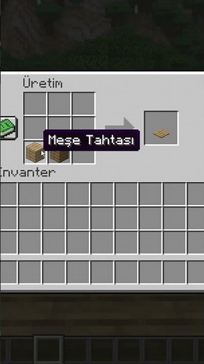 How to Make a Pressure Plate / Minecraft Crafting Recipes / #shorts