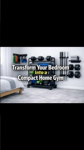Transform Your Bedroom Into a Compact Home Gym | Small Space Fitness Setup