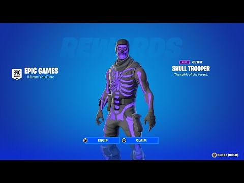 HOW TO GET PURPLE SKULL TROOPER SKIN IN FORTNITE!