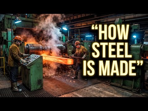 From Iron Ore to Steel Wire | Inside a Massive Steel Factory Process