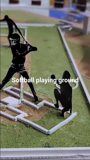 softball playground/physical exercise model/softball/art and craft model