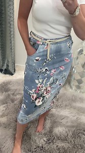 19K views · 24 reactions | Light Floral Midi Skirt https://www.wantthattrend.com/light-floral-midi-skirt/ | Want That Trend | Facebook