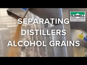Liquid solid separator for distillers alcohol grains - Russell Liquid Solid Separator™