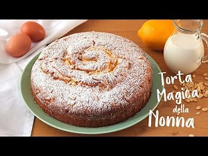 TORTA MAGICA DELLA NONNA | con crema pasticcera | grandma's magic cake| Lorenzo in cucina