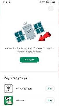 play store authentication is required. you need to sign into your google account #shortvideo