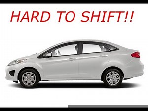 My manual trans Ford Fiesta is shifting REALLY HARD! (It's an easy fix.)