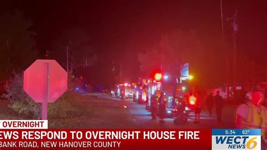 Accidental overnight fire damages home in New Hanover County | Haystack News
