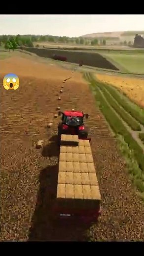 🍂 Automatic Bale Collecting Trailer | Farming Simulator 25