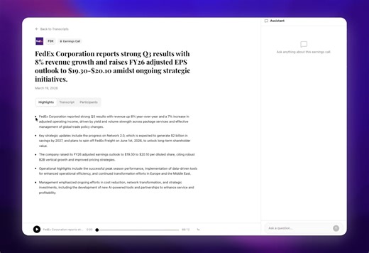 Conference Call Transcripts