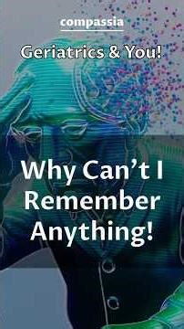 Memory Loss at 60+ What's Normal and What's Not #HealthyAging #Elderly