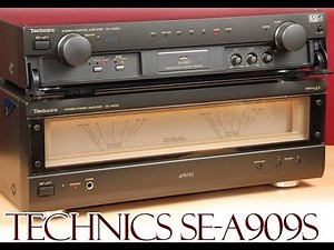 Technics SE-A909S SU-C909U Power Amplifier wzmacniacz VGCA MOS CLASS AA A-V.B.O. virtual battery