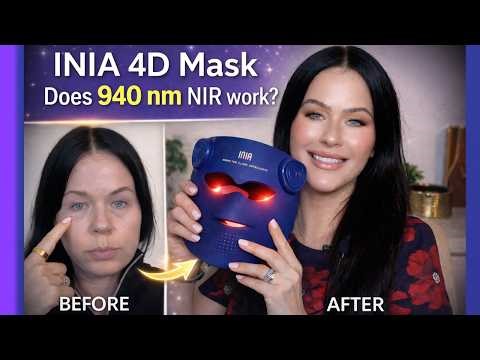 My Skin Changed After 3 Months with This LED Mask | INIA 4D LED Mask