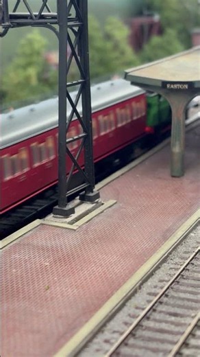 Thrashing Through Easton Station Platform