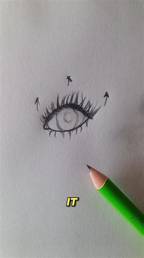 Simple Eyelashes Tutorial Anyone Can Learn #art #shorts #foryou #tutorial #satisfying #howto #easy