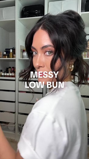 Easy Messy Low Bun Bridal Hairstyle Tutorial