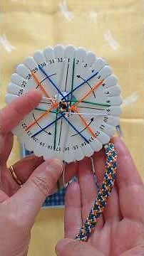 Kumihimo Simple Tutorial Naiki Technique (16 Threads)