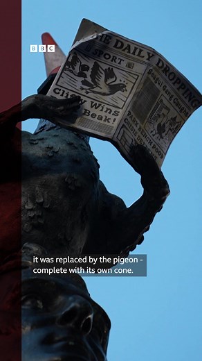 850K views · 16K reactions | Glasgow's famous Duke of Wellington statue has taken on a new look - after a street artist added a sculpture of a pigeon reading a newspaper. The addition is the work of street artist the Rebel Bear. #BBCNews #BBCScotlandNews #Glasgow | BBC Scotland | Facebook
