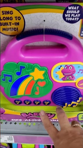 WOW! AMAZING! BARNEY'S SING-ALONG BOOMBOX! #asmr #amazing #toys #short #viral #trending #barney