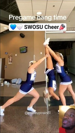 💙🤍📣 SWOSU CHEER CHALLENGE #cheer #chearleading #challenge