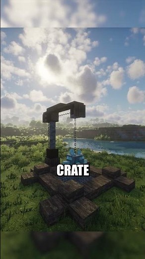 Realistic Mine Hoist & Ore Lift Build | Minecraft Underground Details #minecraft #minecraftbeauty