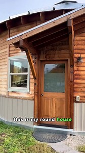 The soothing vibe of my tiny round home 💕