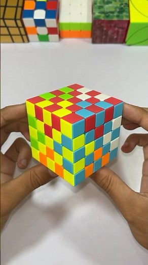 How to make 5x5 Rubik’s cube patterns | super flip pattern