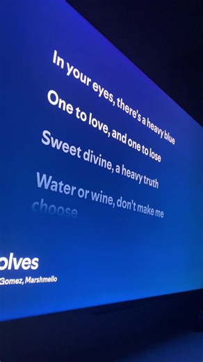 // Wolves - Selena Homez, Marshmello #lyrics #lyricsvideo #spotify #fyp