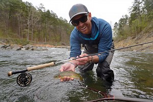 2.3K views · 63 reactions | In this episode we're back on the Lower Mountain Fork River fly fishing for rainbow trout with Morgan and Trey Prater. Our target this time: WILD rainbow trout. We're having to get off the beaten path to find them, and with views like these, the fish are just a bonus. | Field Trips with Robert Field | Facebook