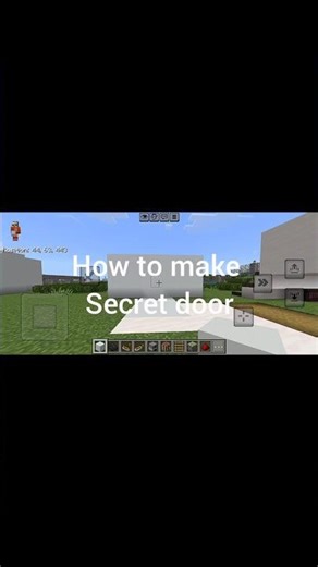 Easiest Secret Base Entrance!#viral#gaming #tutorial#youtubeshorts #shortsfeed #highlights#minecraft