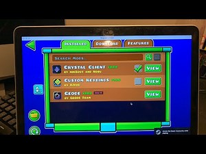 How to install Crystal client with geode in geometry dash