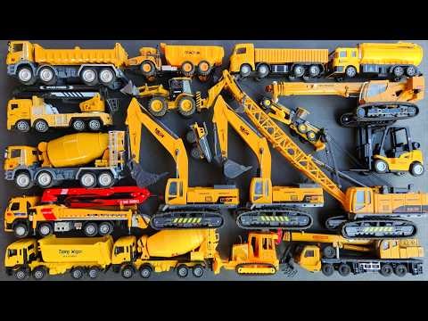 Excavator, Backhoe Loader, Dump Truck, Mixer Truck, Bulldozer, Crawler Crane, Skylift Truck