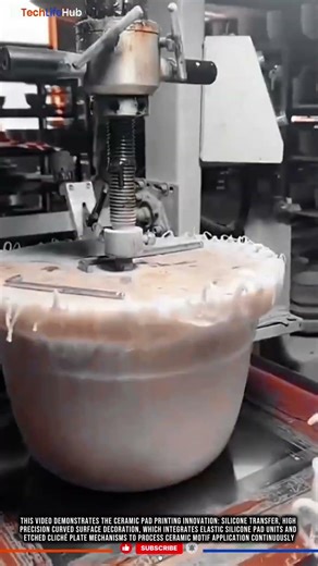 Innovation Ceramic Printing Machine: Silicone Transfer, Precision Curved Surface Decoration #tech
