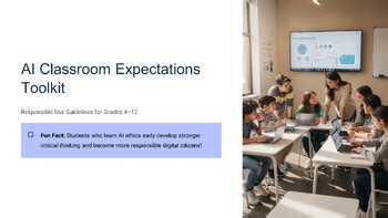AI Classroom Expectations Curriculum Bundle Volume 1