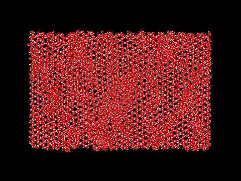 Custom LAMMPS Script: Ice melting simulation