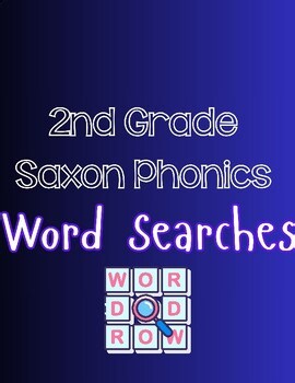 Second Grade Saxon Phonics: Word Searches for All Lessons