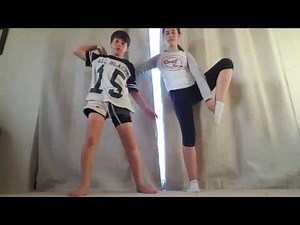 Yoga challenge with sister