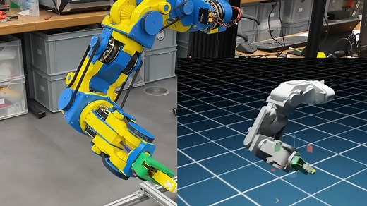 机械臂虚实融合控制：利用Isaac Sim与自研机械臂的集成（开源）