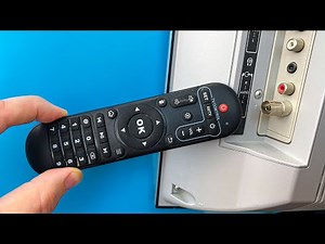 Insert the REMOTE CONTROL into the TV and watch all the channels of the world! Satellite TV!!!