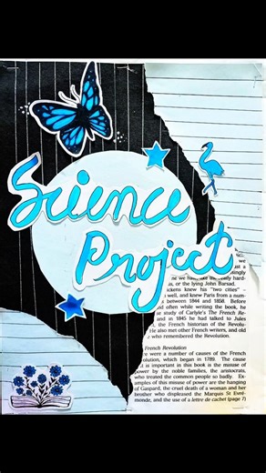Science Project Cover Page Ideas 🔥 | Easy & Creative